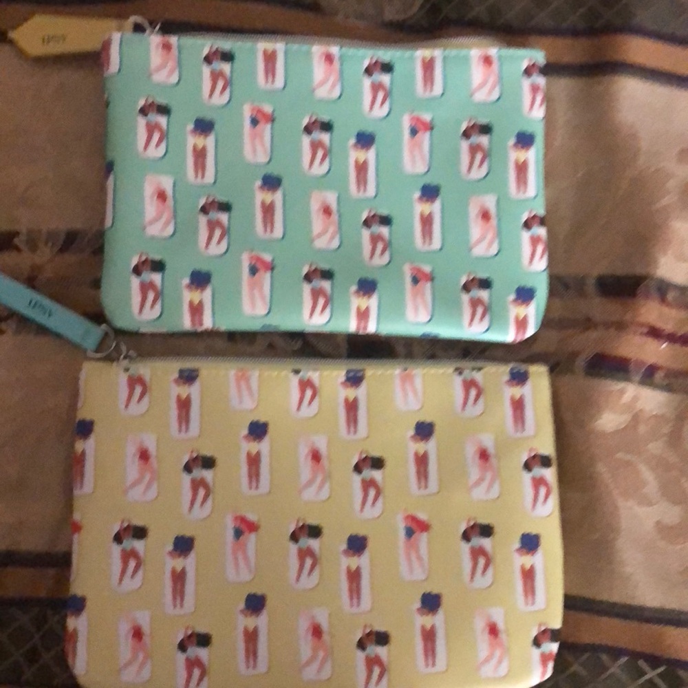 Two Ipsy makeup bags